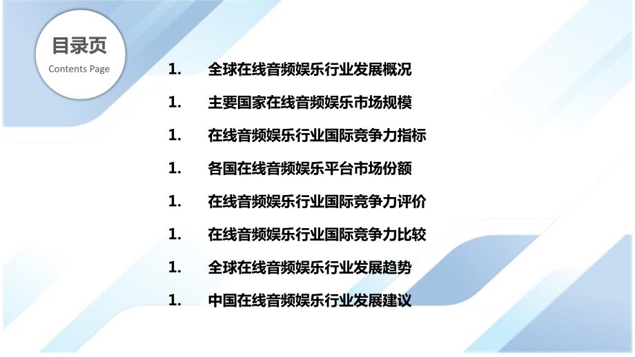 在线音频娱乐行业国际竞争力分析_第2页