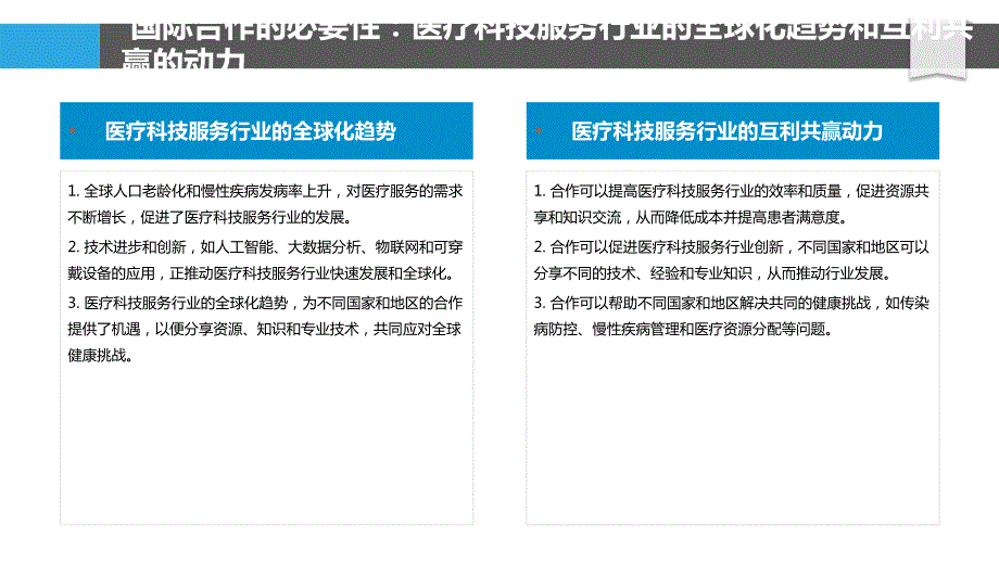 医疗科技服务行业的国际合作及竞争力评估_第4页