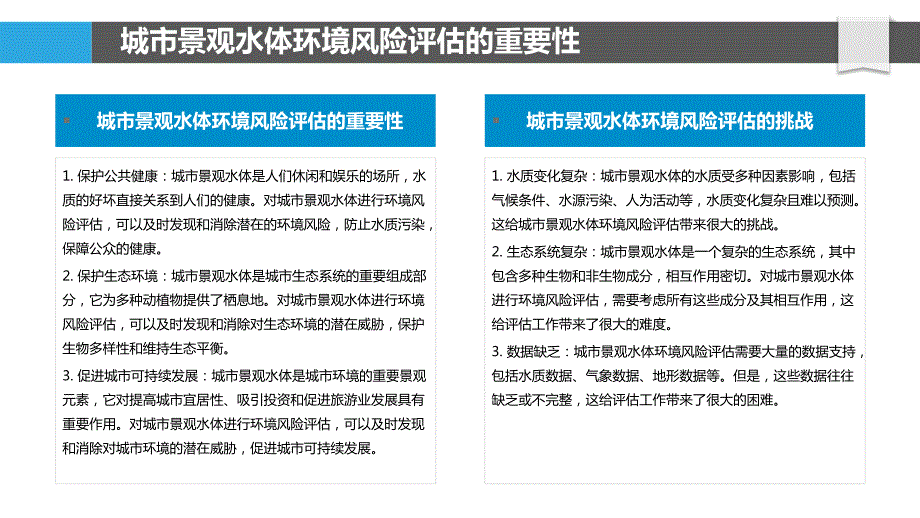 城市景观水体的环境风险评估和管理_第4页