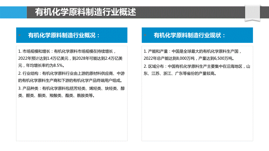 有机化学原料制造过程市场分析与预测_第4页