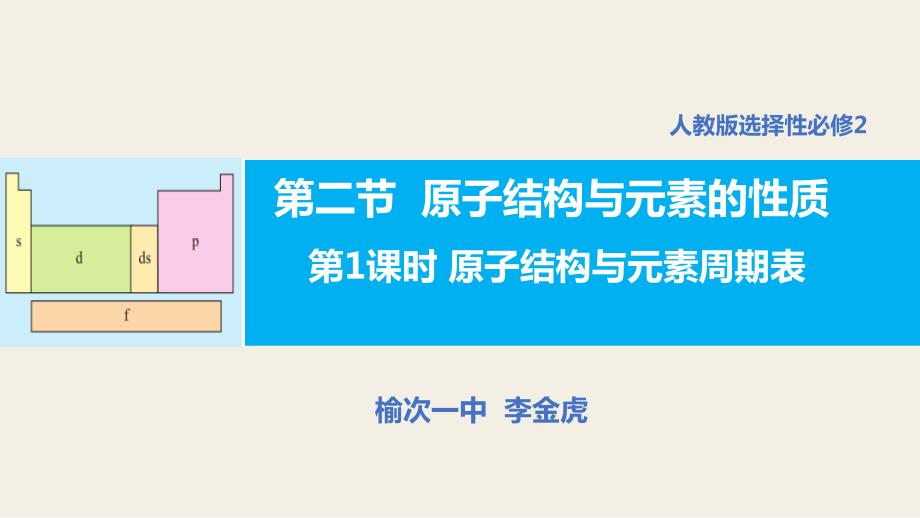 【课件】原子结构与元素周期表 2023-2024学年高二化学人教版2019选择性必修2_第1页