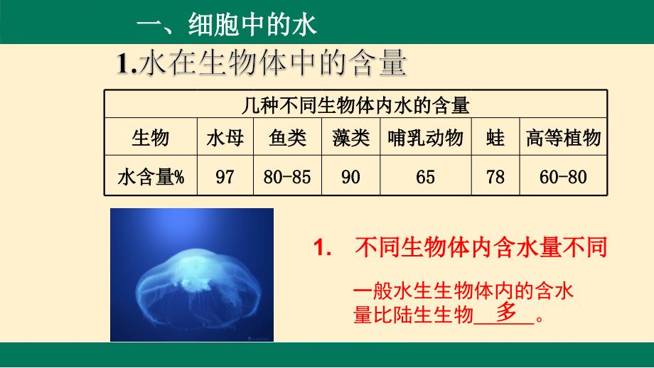 【课件】细胞中的无机物 2023-2024学年高一上学期生物人教版必修1_第4页