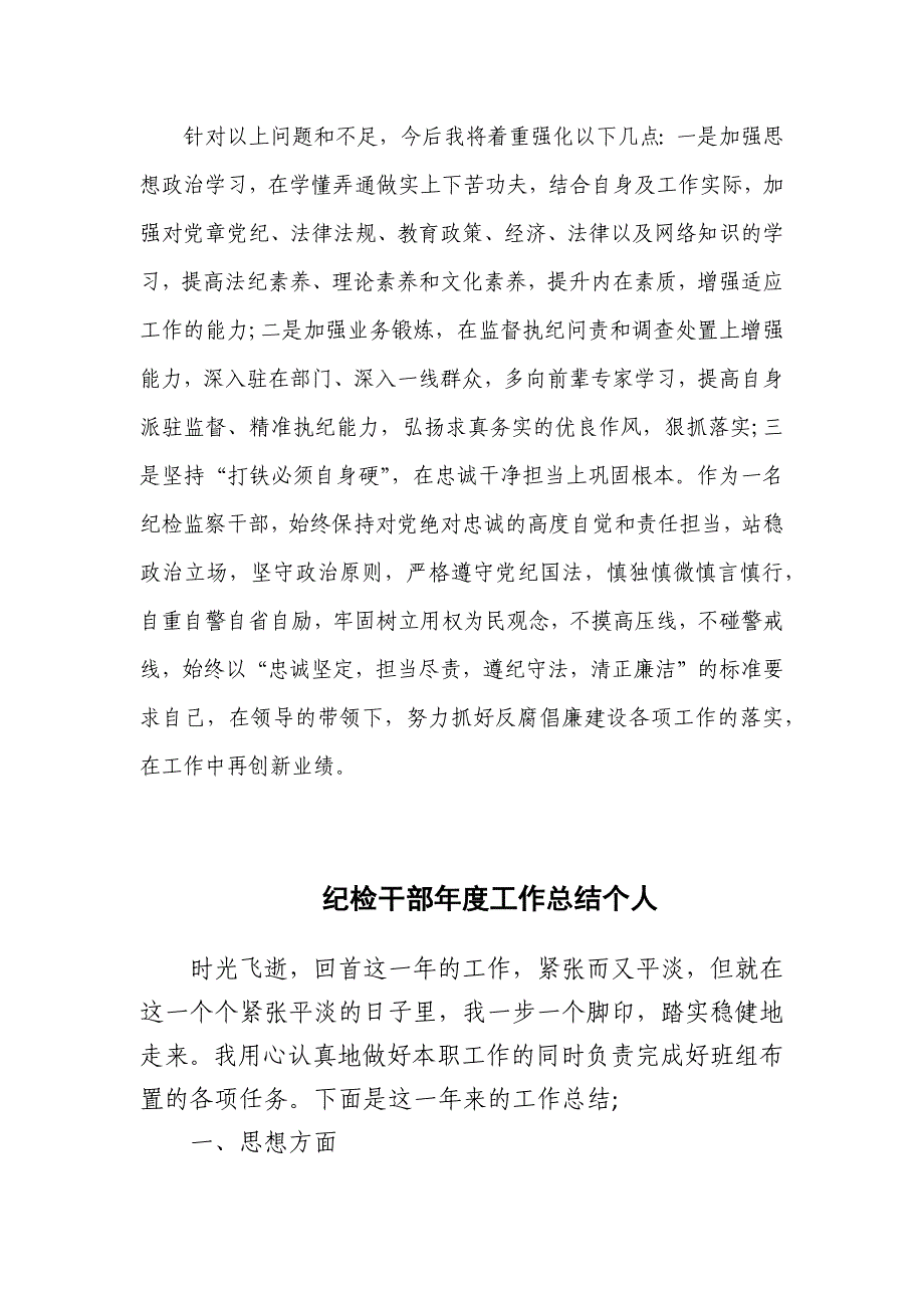 2024年纪检监察个人工作总结报告_第4页