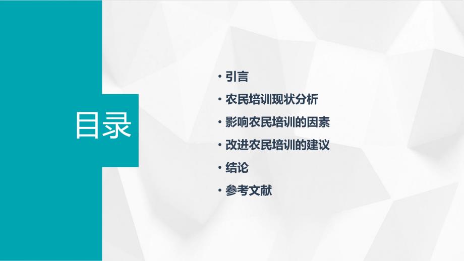 农民培训问题分析报告总结_第2页