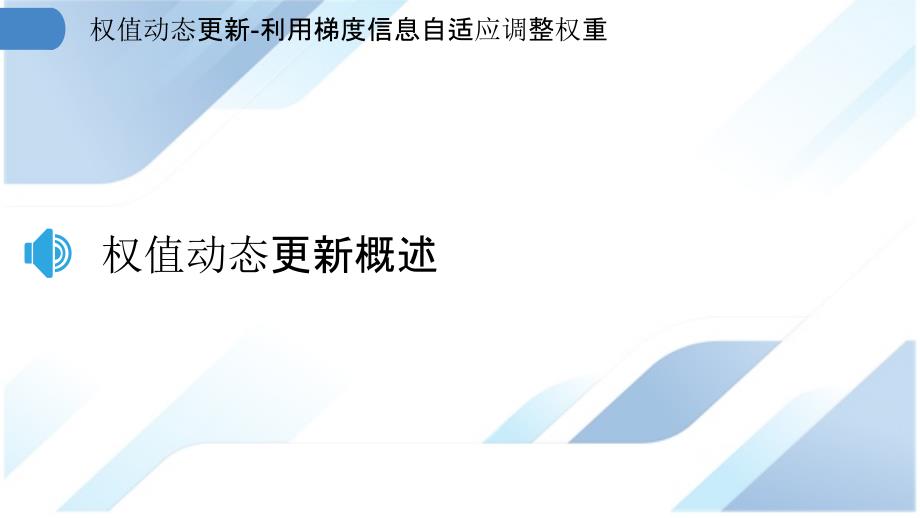 权值动态更新-利用梯度信息自适应调整权重_第3页