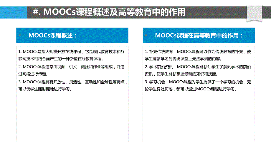 MOOCs课程在高等教育中的作用和挑战_第4页