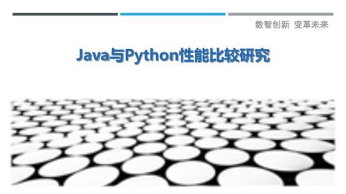 Java与Python性能比较研究