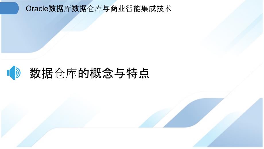 Oracle数据库数据仓库与商业智能集成技术_第3页