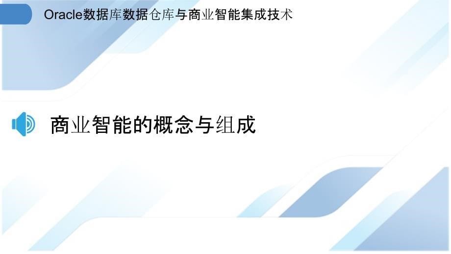 Oracle数据库数据仓库与商业智能集成技术_第5页