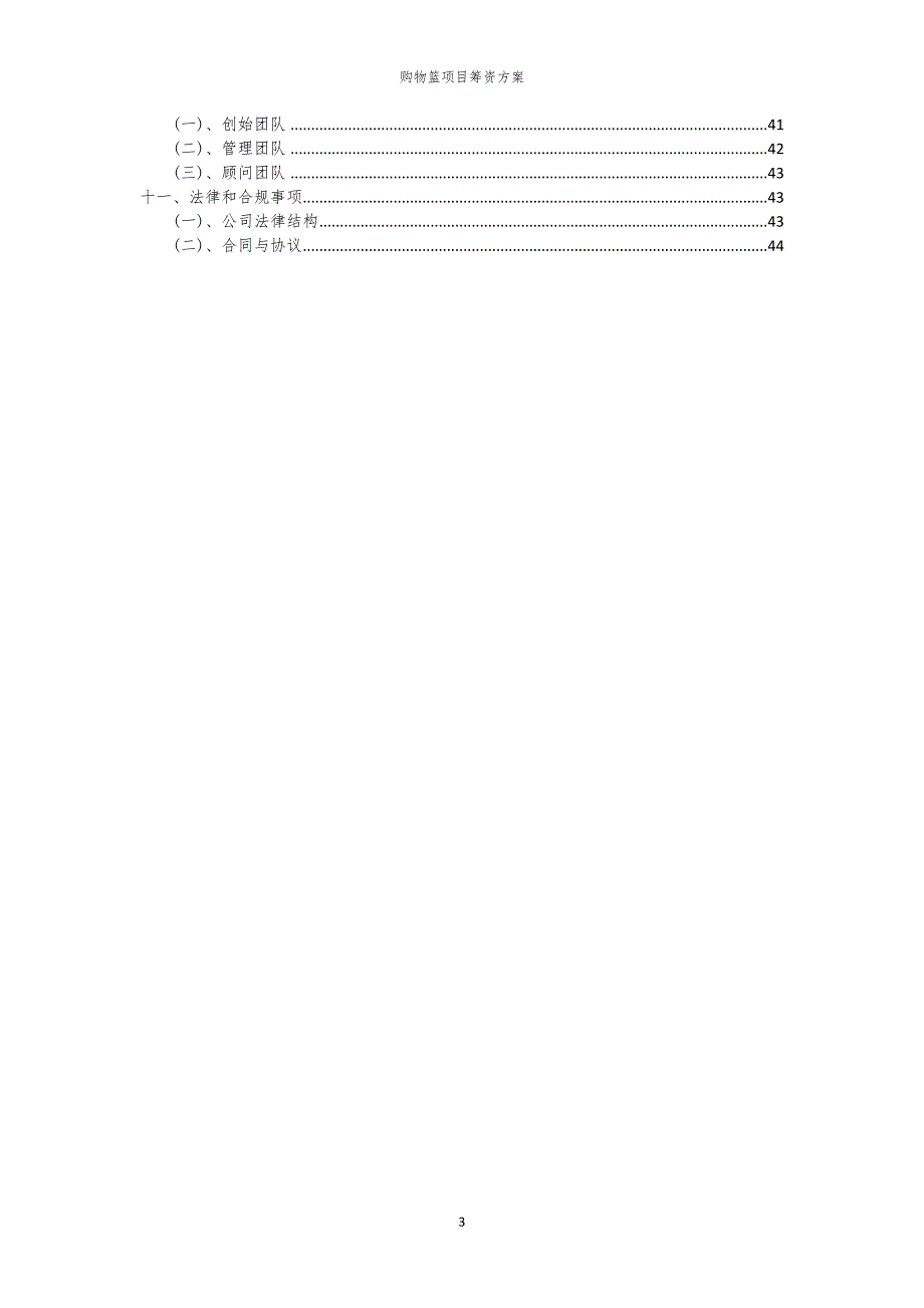 2023年购物篮项目筹资方案_第3页