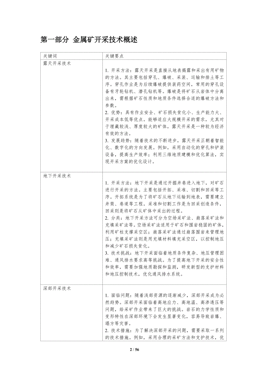 金属矿高效开采技术与洞察_第2页