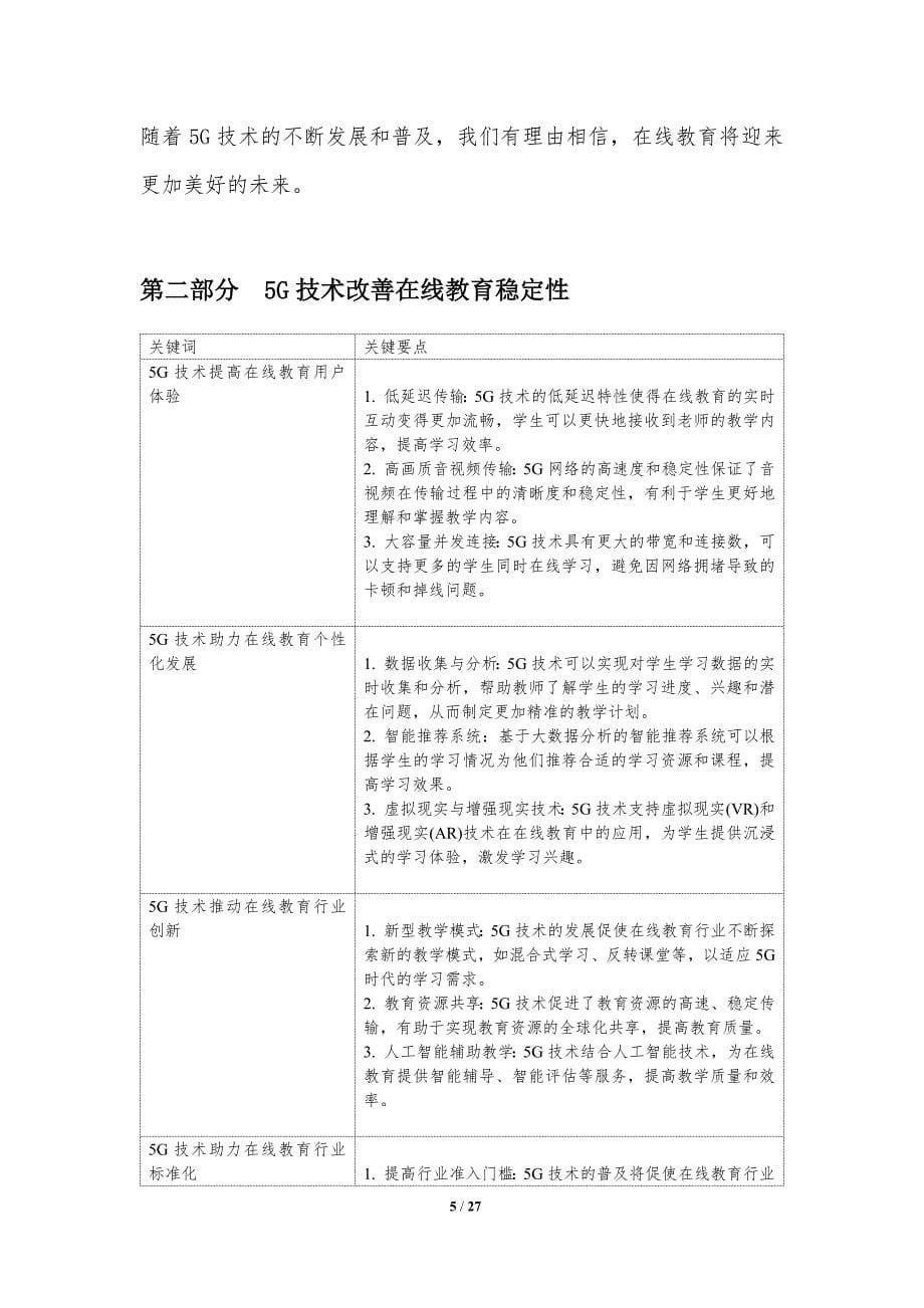 5G技术对在线教育的影响_第5页