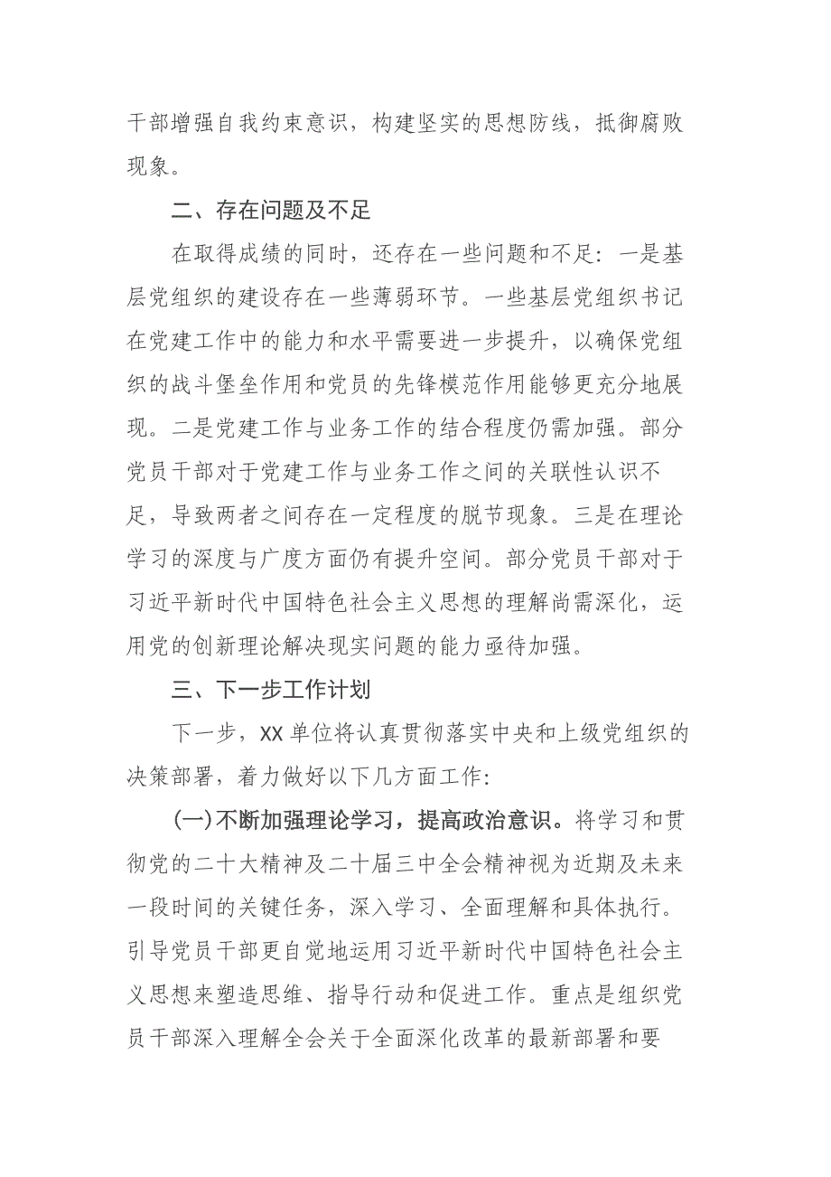 2024年度第三季度党建工作报告_第4页