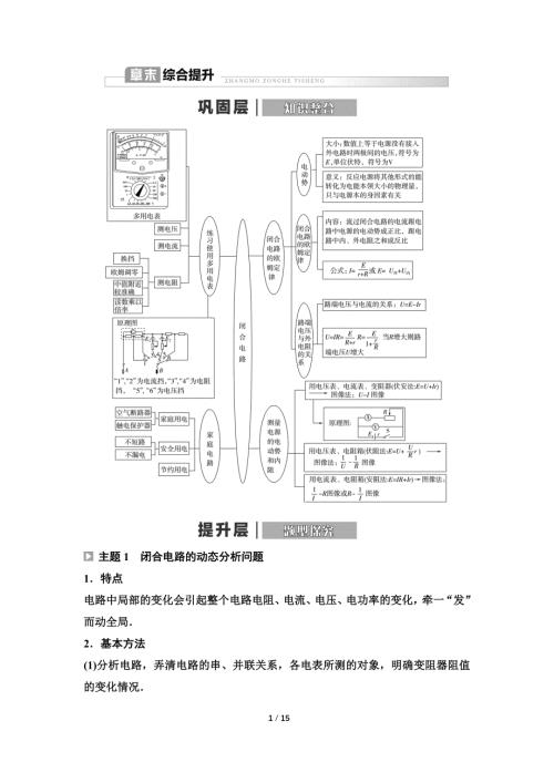 2024-2025年《金牌学案》物理人教版必修第3册教师用书配套Word课件：22　第四章　章末综合提升