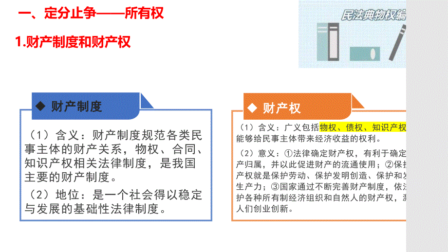 2.1 保障各类物权 课件高中政治统编版选择性必修二法律与生活(1)_第4页