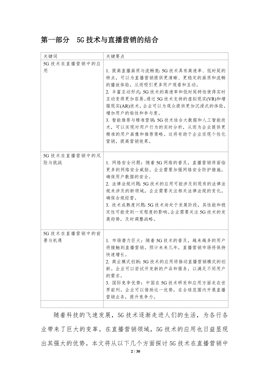 5G技术在直播营销中的应用_第2页