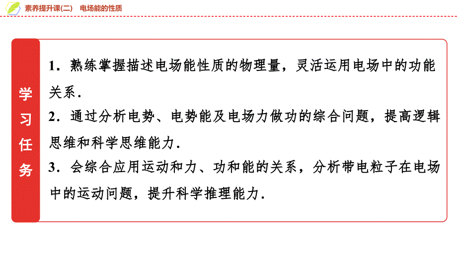 2024-2025年《金牌学案》物理人教版必修第3册教师用书配套PPT课件：07　第一章　素养提升课(二)　电场能的性质_第2页