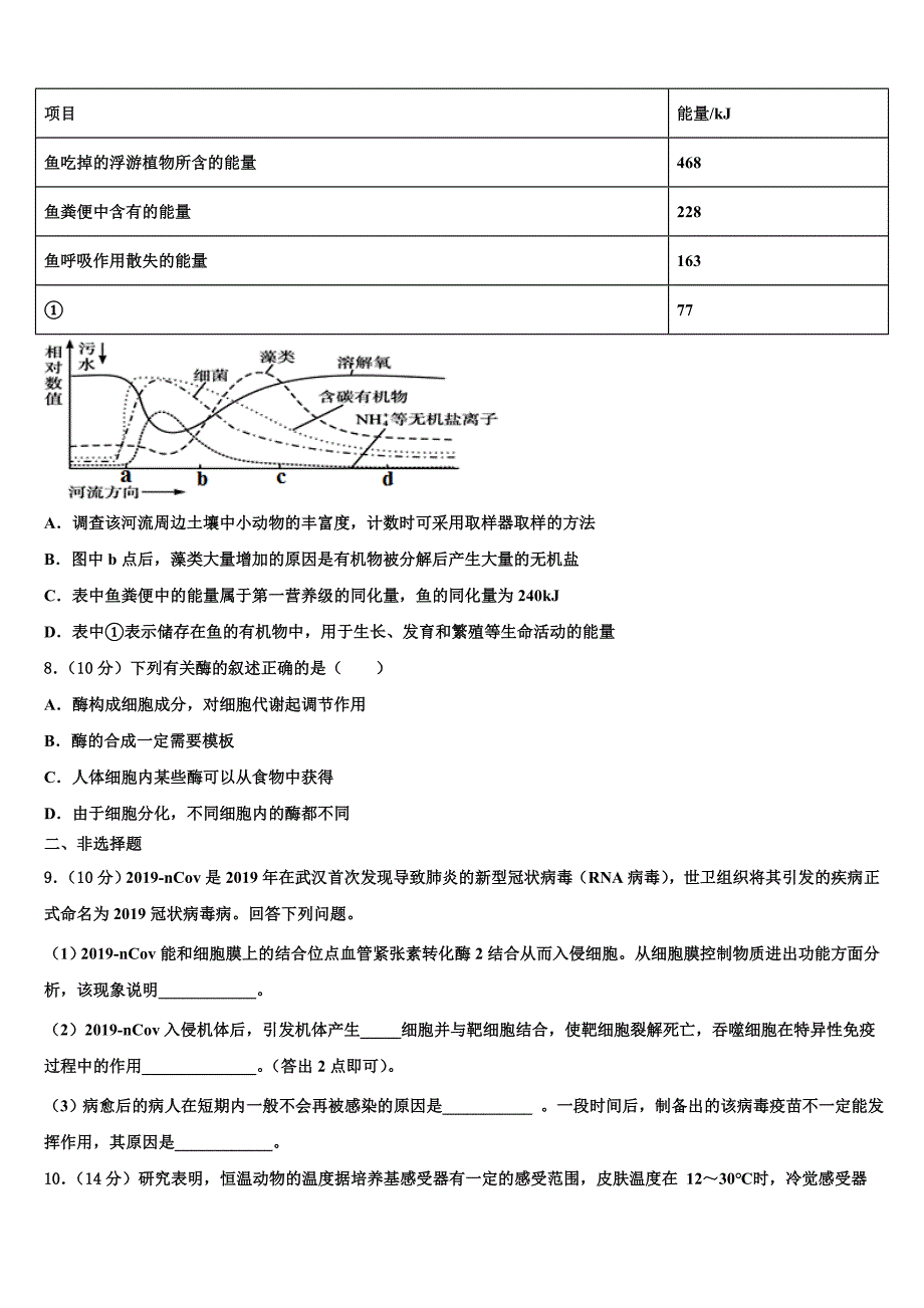 上海大学市北附属中学2025年高三摸底联考生物试题试卷含解析_第3页