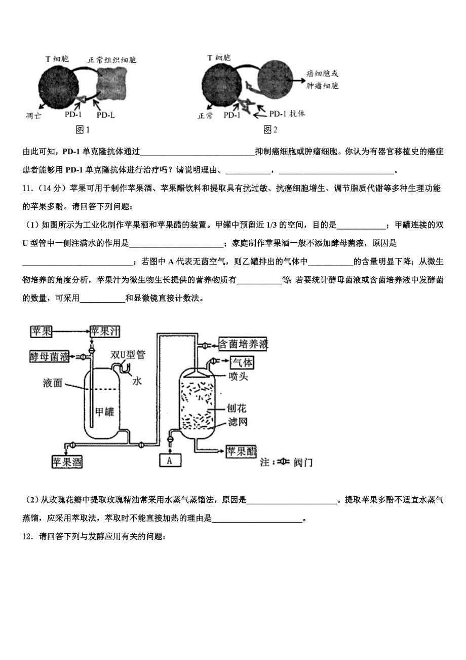 四川省泸州市合江天立学校2025届高三第二学期学习能力诊断生物试题试卷含解析_第4页