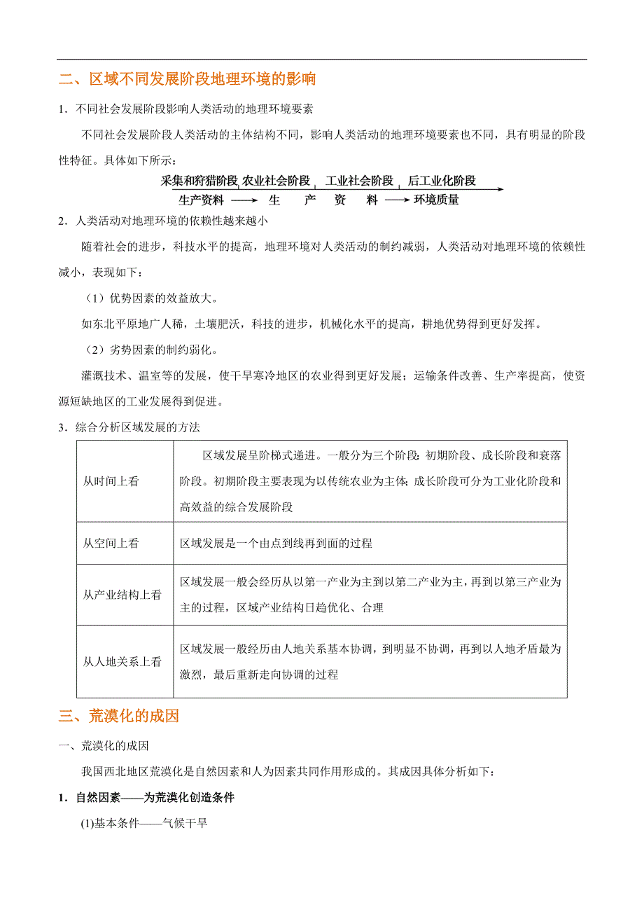 高中资料 考前必记区域地理26个核心考点_第2页