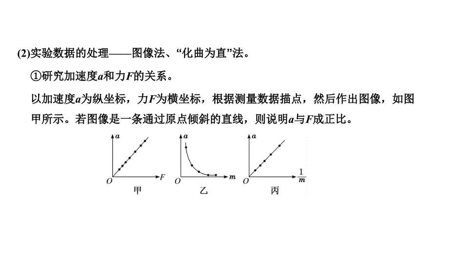 2024年物理 必修第一册（配人教版）PPT课件：第四章 第2节实验：探究加速度与力、质量的关系_第5页