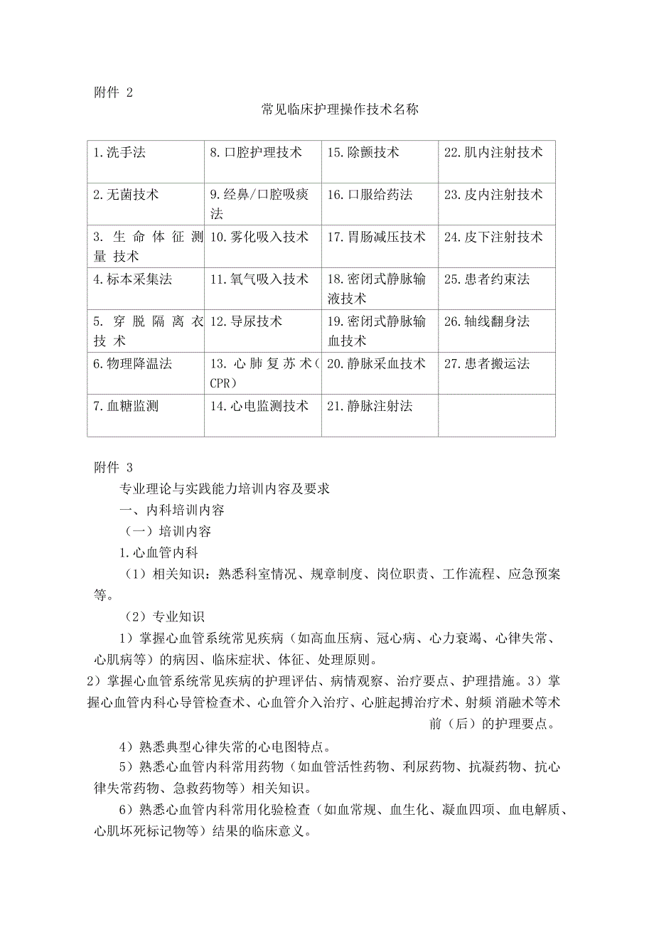 新入职护士岗位培训实施方案_第4页