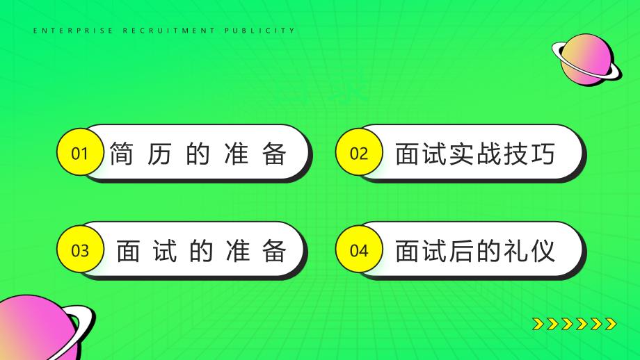 绿色扁平求职面试礼仪与技巧PPT模板_第2页