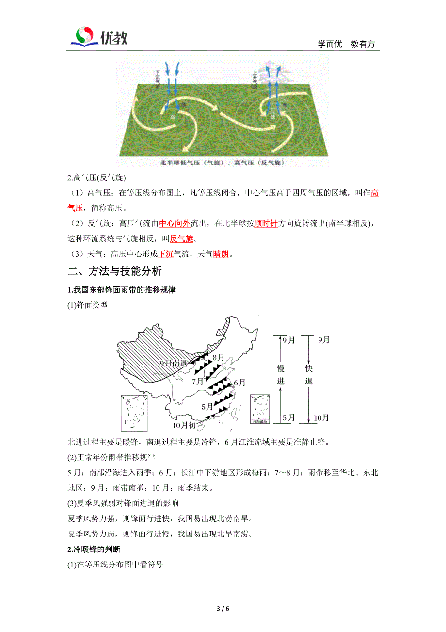 《常见天气系统》知识清单_第3页