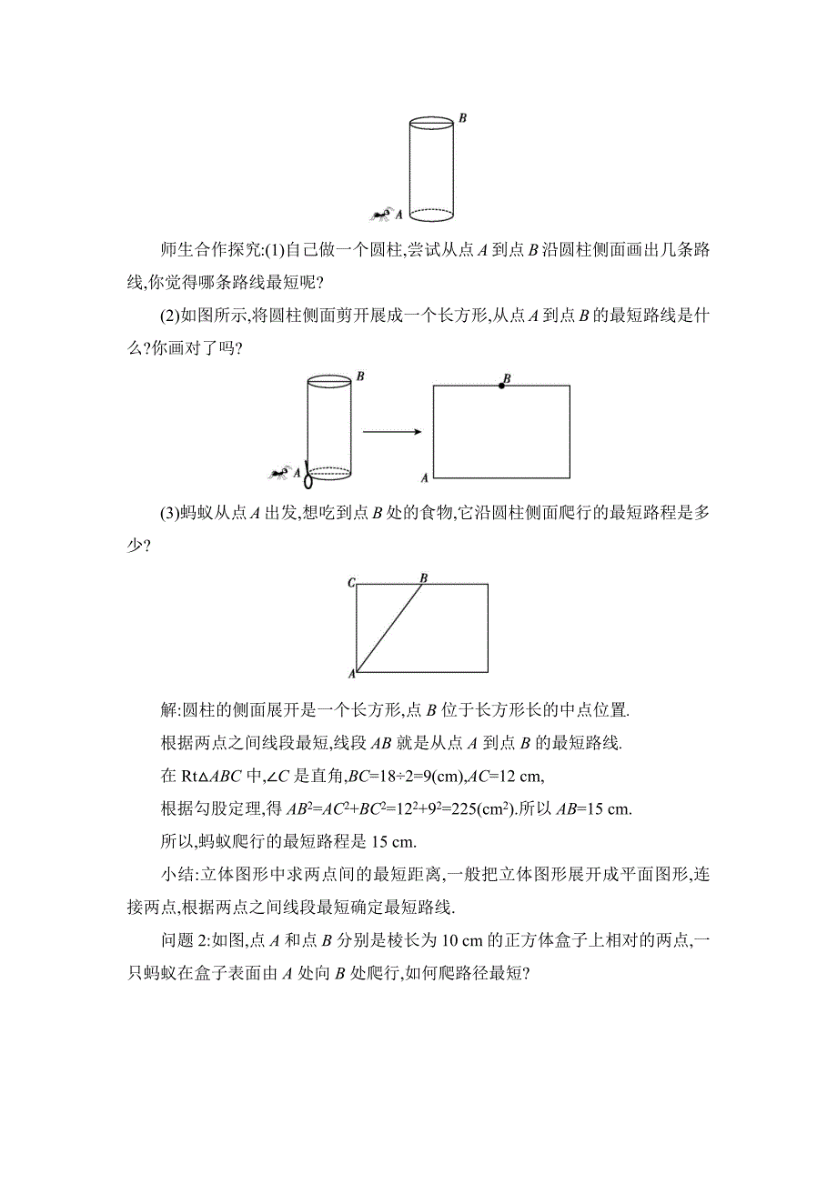 2024年北师大版八年级上册教学设计第一章1.3　勾股定理的应用_第2页