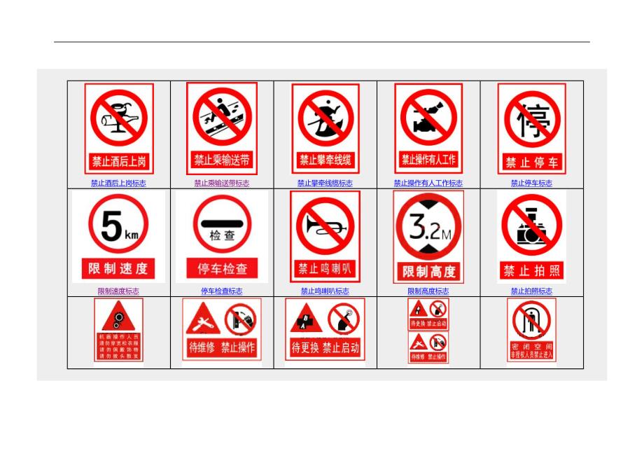 安全标志标牌大全超全_第4页