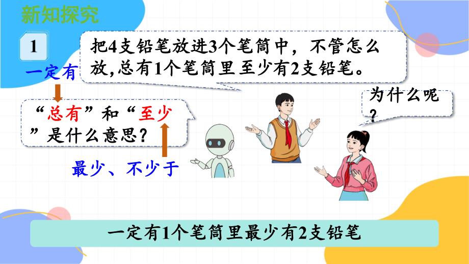 人教版数学六年级（下册）第1课时比较简单的鸽巢问题（2024版新教材）_第4页