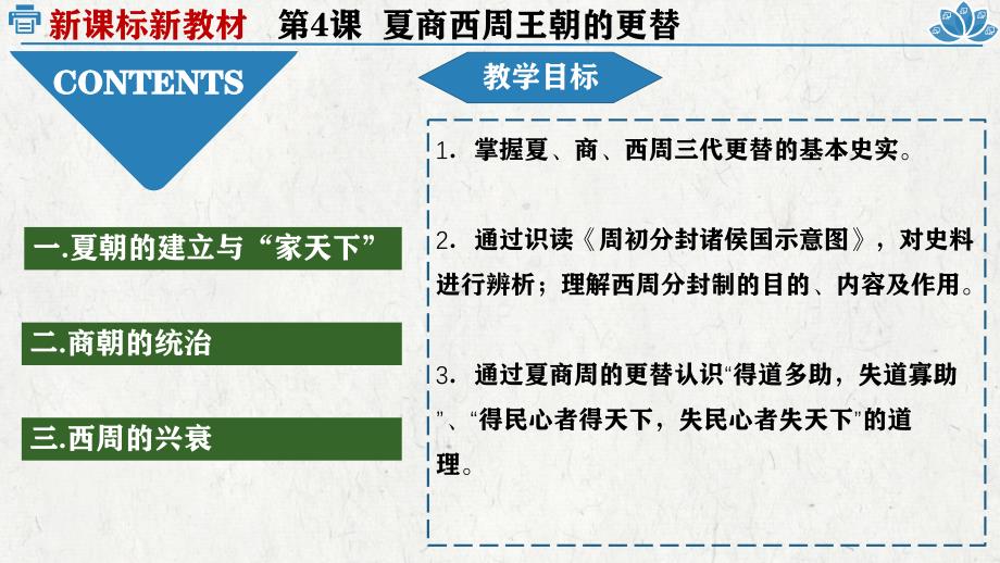 统编版2024--2025学年度第一学期七年级历史上册第二单元第四课《夏商西周王朝的更替》教学课件_第4页