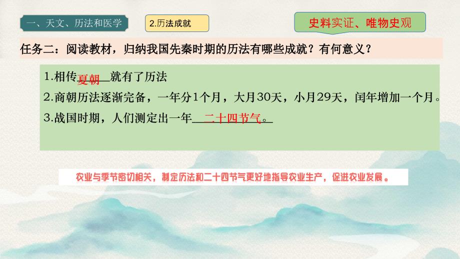 统编版2024--2025学年度第一学期七年级历史上册第二单元第八课《先秦时期的科技与文化》课件_第4页