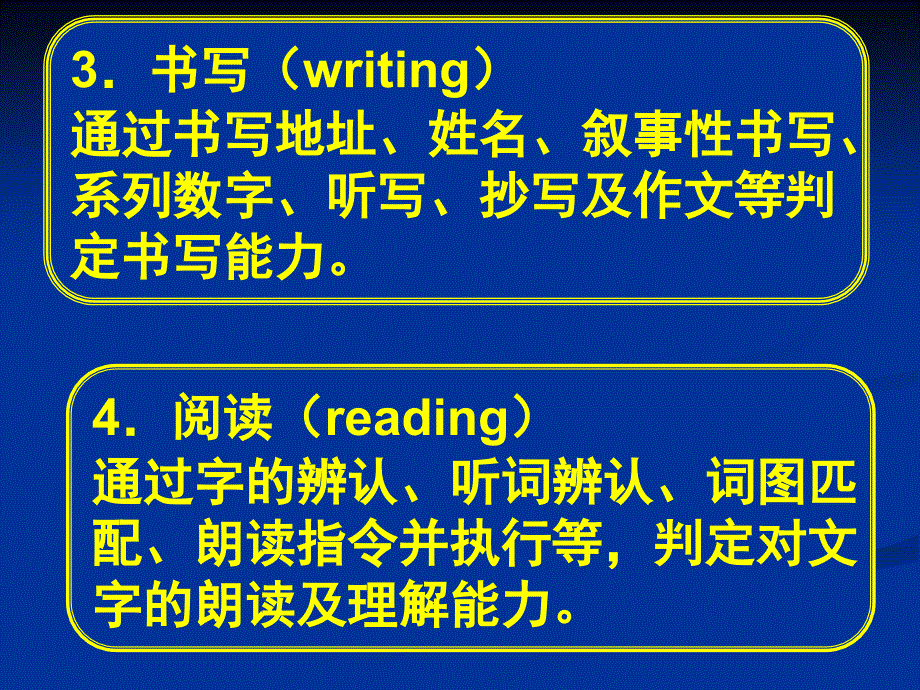 医学教程 常见疾病病因与治疗方法——失语症、失用症和失认症的检查_第4页