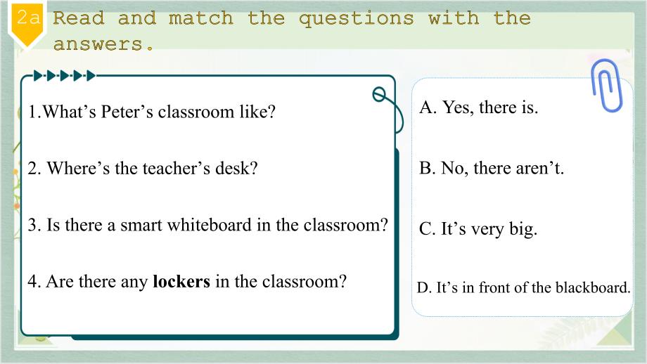 【课件】Unit+3+My+School+SectionA+2a-2f课件人教版英语七年级上册_第4页