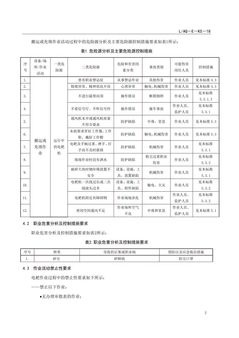 LAQ－E－KS－18 电耙工安全作业指导书_第2页