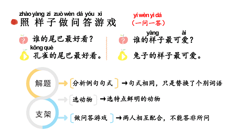 小学语文新部编版一年级上册第八单元《阅读》教材习题答案（2024秋）_第4页