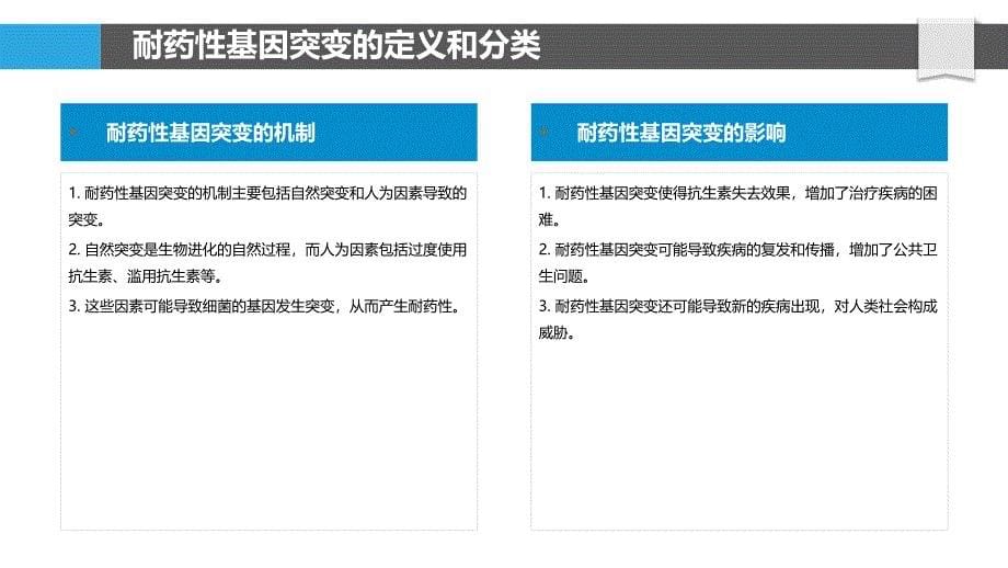 耐药性基因的突变机制_第5页