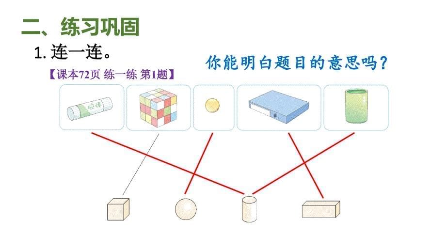 小学数学新人教版一年级上册第三单元《认识立体图形》第4课时教学课件3（2024秋）_第5页