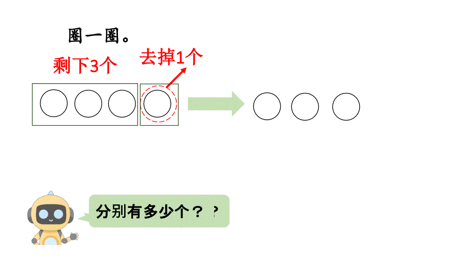 小学数学新人教版一年级上册第一单元第2课第3课时《减法(1)》教学课件3（2024秋）_第4页