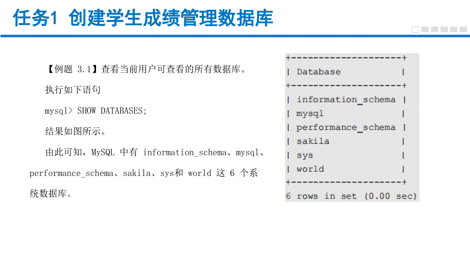 MySQL数据库管理与应用任务式教程（微课版）单元3 创建与管理数据库_第4页