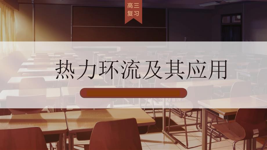 2025届高考一轮复习+热力环流及其应用_第1页