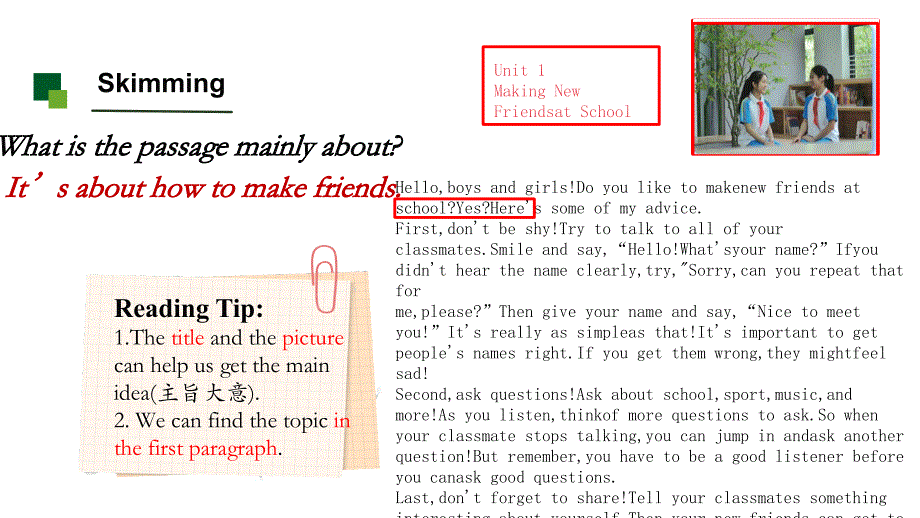 【课件】Unit+1+Reading+Plus+课件+人教版（2024年）英语七年级上册_第3页