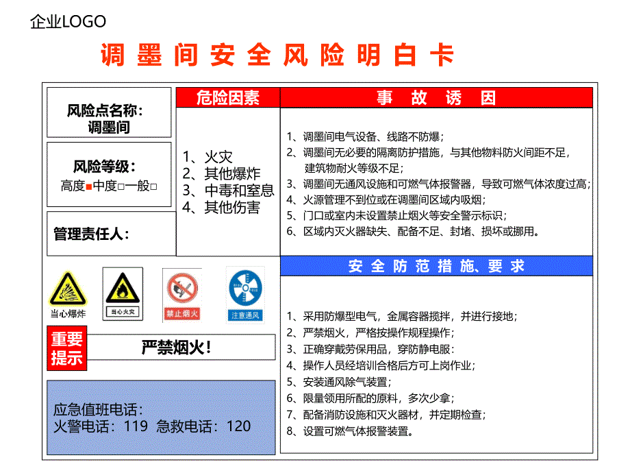 调 墨 间 安 全 风 险 明 白 卡_第2页