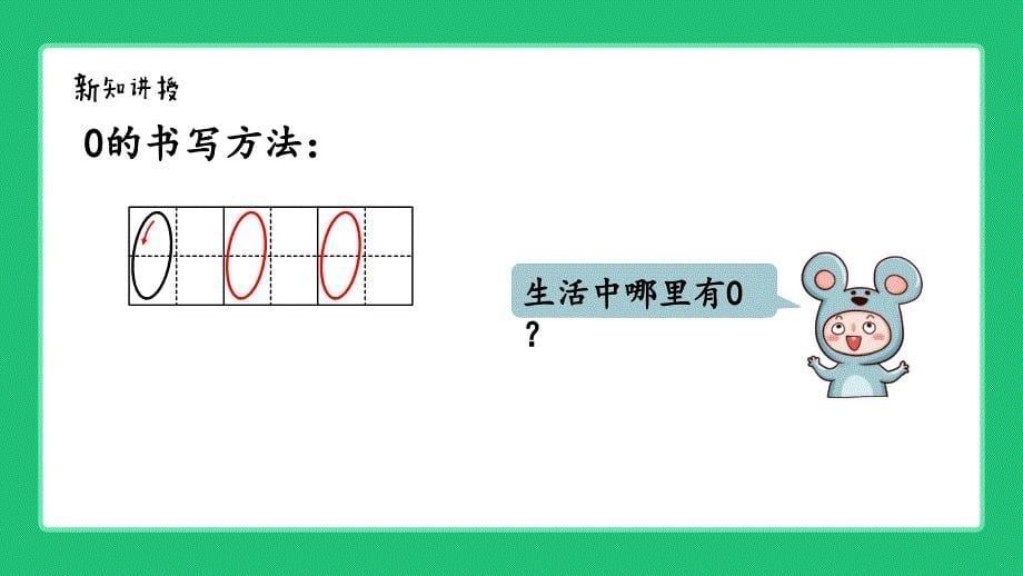 北师大版（2024新版）一年级数学上册第一单元《0的认识与书写》精品课件_第5页