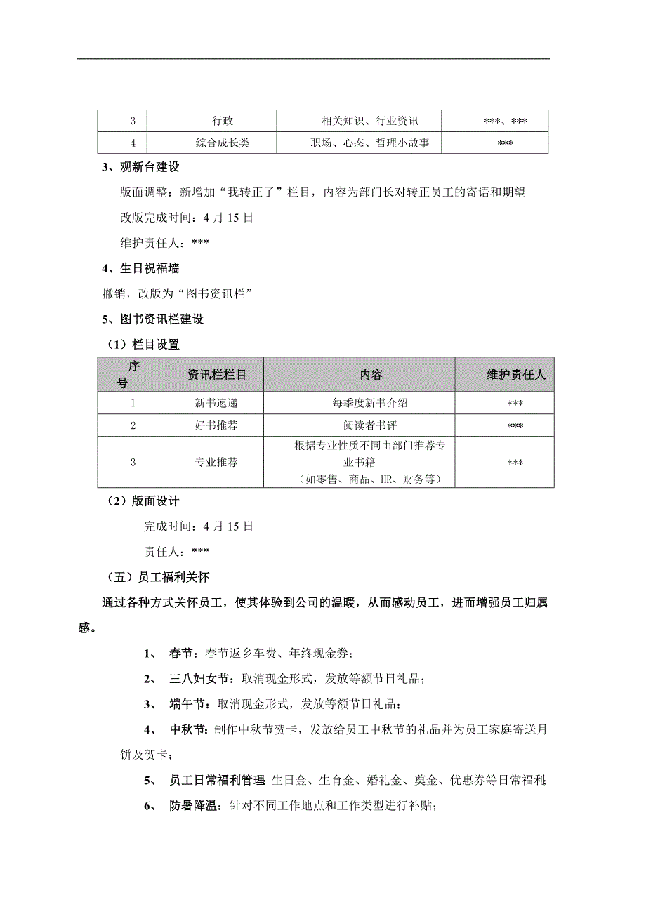 公司员工关系工作年度计划模板_第3页