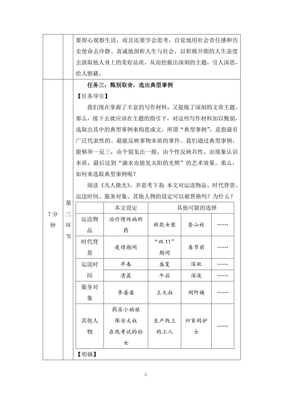 2024年高一语文必修上册我为劳动者绘风采(一)_课时73_0924高一【语文 统编版 】我为劳动者绘风采(一)-教学设计_第5页