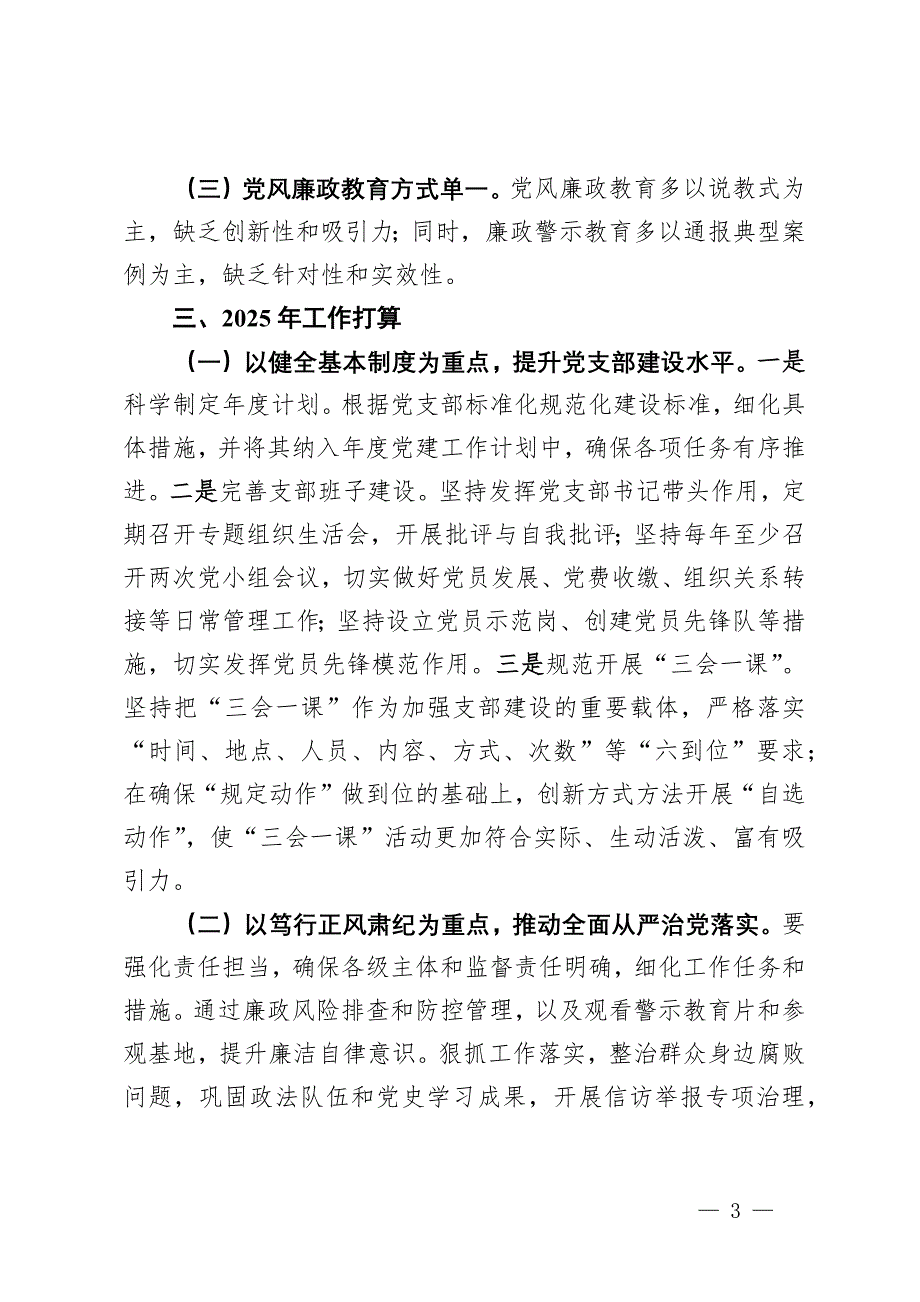 党支部2024年度党建工作总结_第3页