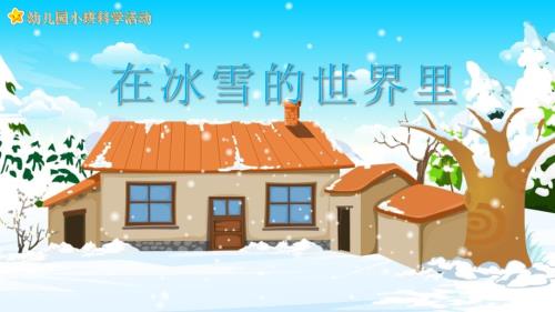 幼儿园教学课件科学教育《在冰雪的世界里》