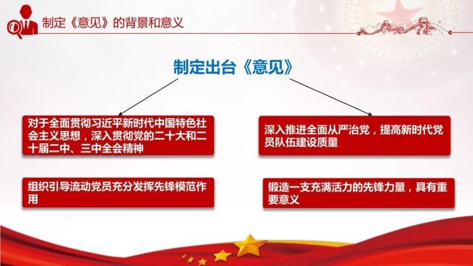 2024关于进一步加强和改进流动党员管理工作的意见课件_第5页